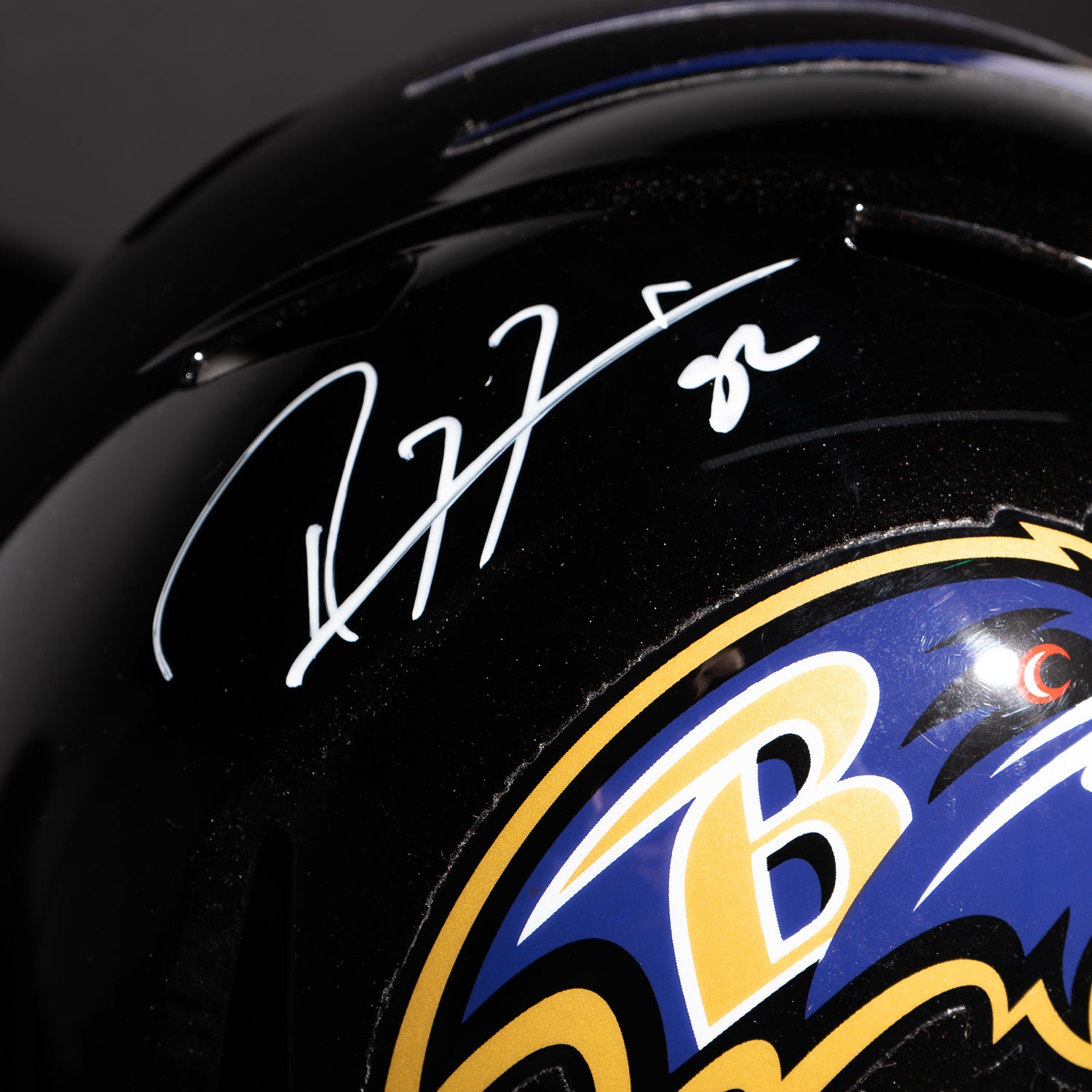 Casco Speed Réplica Firmado Ray Lewis- Baltimore Ravens